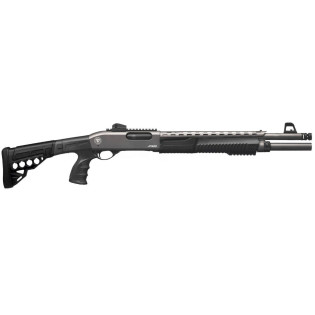 Ружье Huglu ATROX Tactic Plus Grey Telescopic Stock кал. 12/76, ствол 470 мм