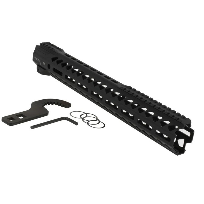 Цівка Strike Rail 15.5" Mlok з поручнем для захисту рук AR15