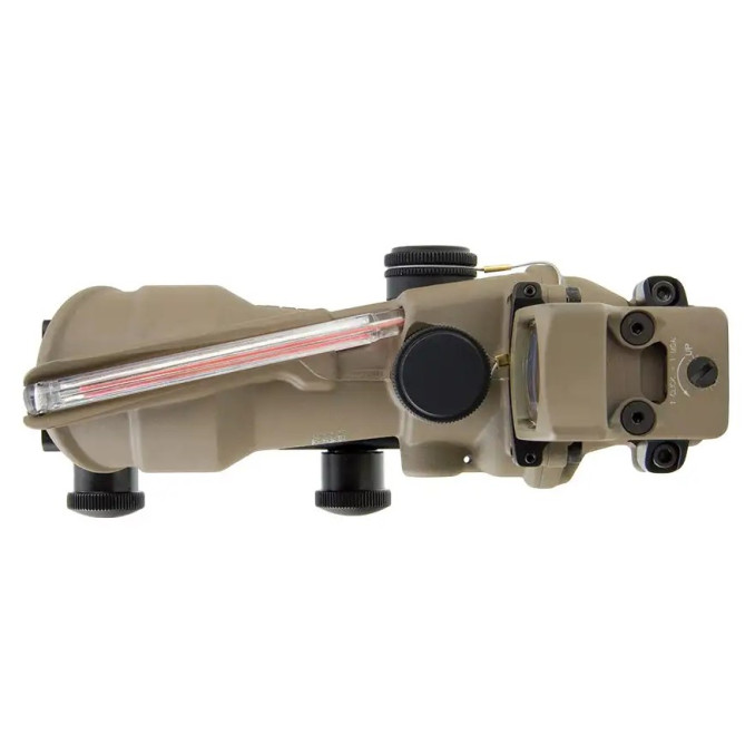 Приціл Trijicon ACOG 4x32 сітка .223 Red Chevron/RMR Type 2 3.25 MOA. FDE