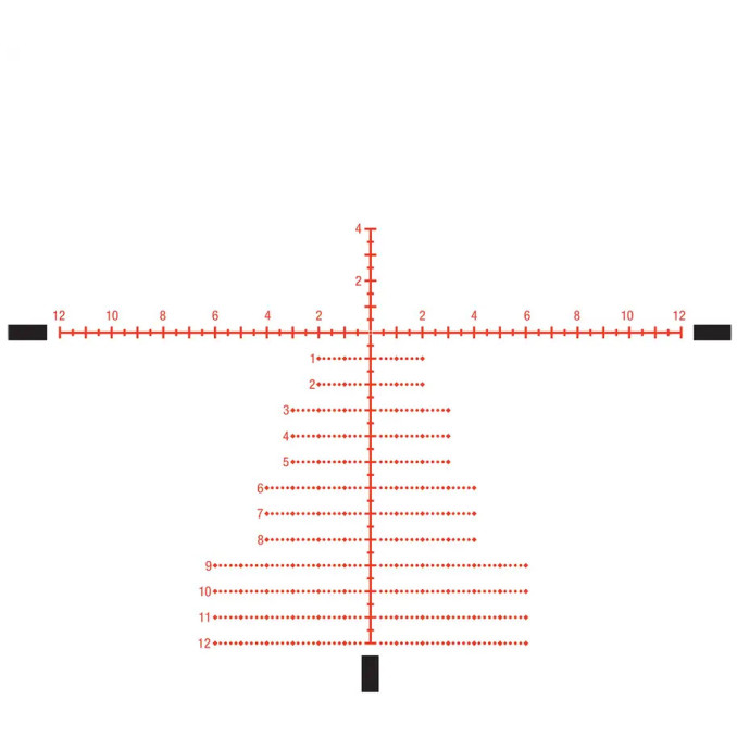 Приціл оптичний Trijicon Tenmile 4.5-30x56 сітка Precision Tree з підсвічуванням