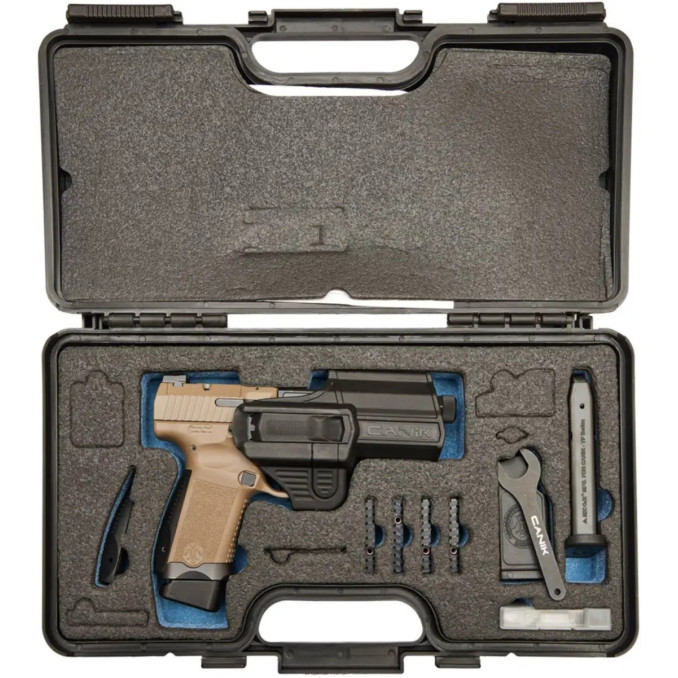 Пистолет спортивный Canik TP9 Elite Combat кал. 9 мм (9х19). FDE
