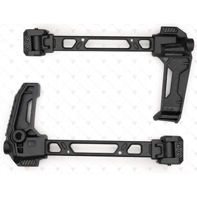 Двойной складной приклад и скоба Strike industries