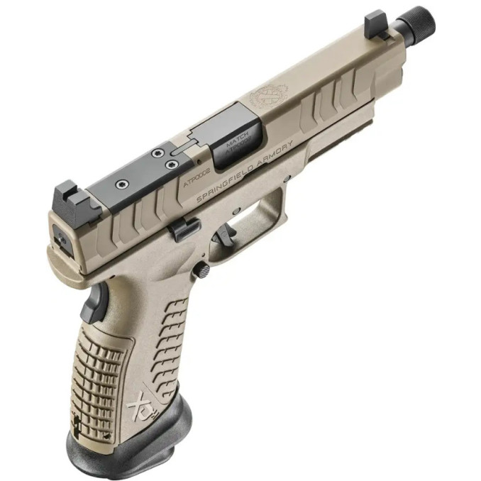 Пистолет Springfield XD-M ELITE 4.5″ OSР THREADED кал. 9мм (9х19). FDE