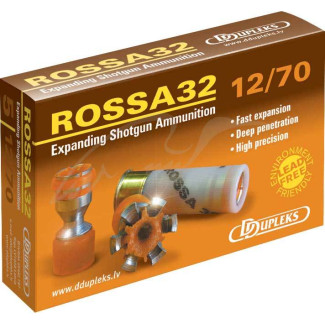 Патрон D Dupleks Rossa 32 кал. 12/70 куля Rossa маса 32 г