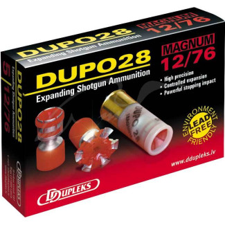 Патрон D Dupleks Dupo 28 Magnum кал. 12/76 куля Dupo маса 28 г