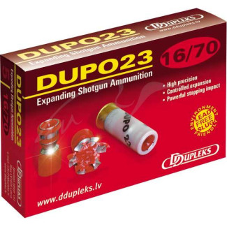 Патрон D Dupleks Dupo 23 кал. 16/70 куля Dupo маса 23 г