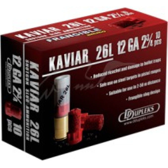 Патрон D Dupleks Kaviar 26 кал. 12/70 куля Hexolit маса 26 г