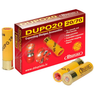 Патрон D Dupleks Dupo 20 кал. 20/70 куля Dupo маса 23 г