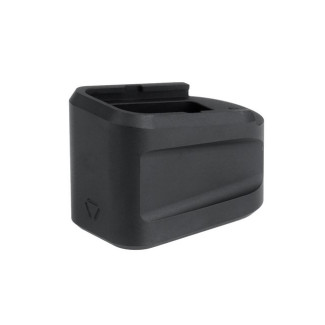 Алюминиевая удлиненная пятка магазина для GLOCK” G19 (9мм) черная