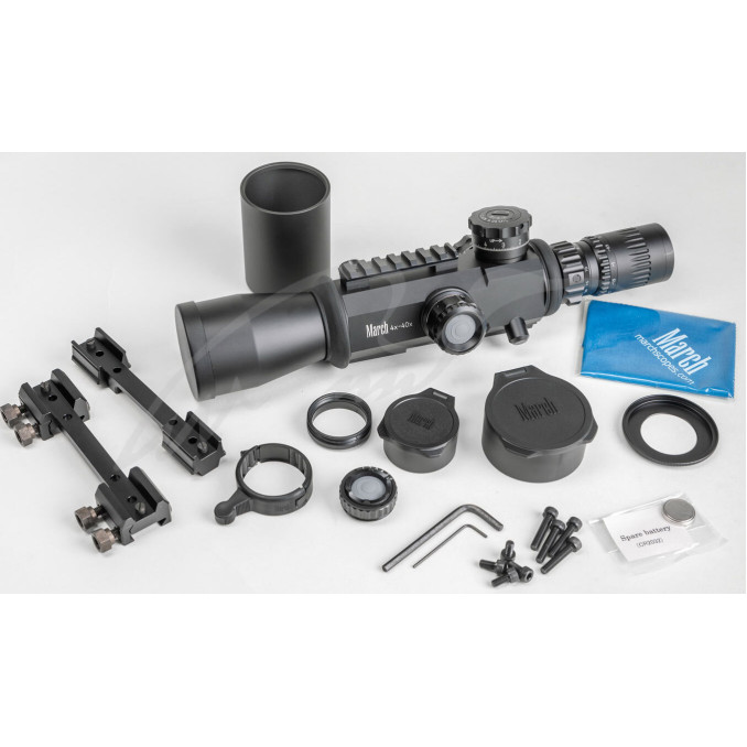 Прицел оптический March Genesis 4х-40х52 сетка FML-TR1 с подсветкой