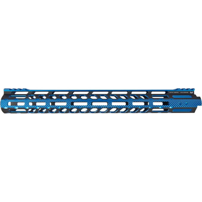 Цевье Leapers UTG PRO Ultra Slim15" для AR15. M-LOK. Black/Blue