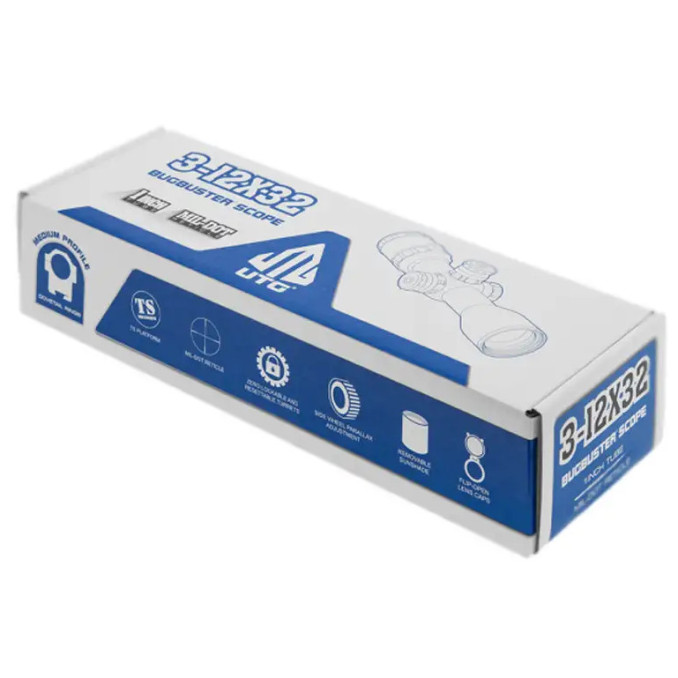 Оптичний приціл Leapers UTG Bug Buster 3-12x32 1" з сіткою Mil-Dot