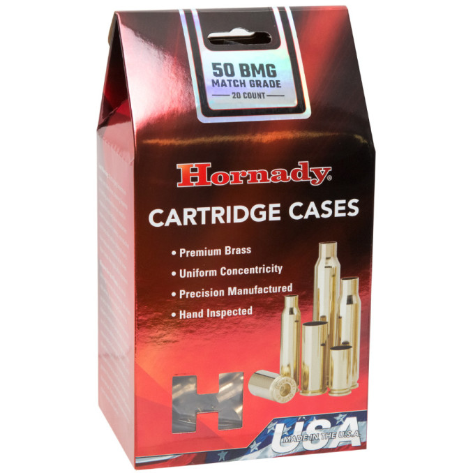 Гильза Hornady .50 BMG латунная 20 шт.