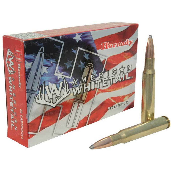 Патрон Hornady American Whitetail кал .30-06 куля Interlock Spire Point маса 150 гр (9.7 г)