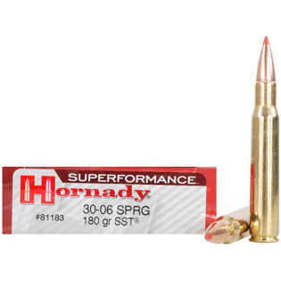 Патрон Hornady Superformance кал .30-06 пуля SST масса 180 гр (11.7 г)