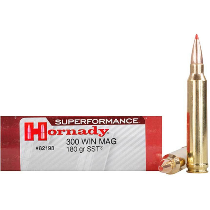 Патрон Hornady Superformance кал .300 Win Mag куля SST маса 180 гр (11.7 г)
