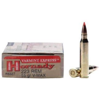 Патрон Hornady Varmint Express кал. .223 Rem куля V-Max маса 3,6 г / 55 гран