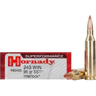Патрон Hornady Superformance кал. 243 Win куля SST маса 6,2 г/95 гран