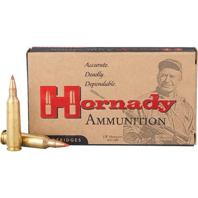 Патрон Hornady Varmint Express кал. 22-250 REM куля V-Max маса 3,6 г / 55 гран