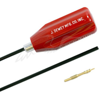 Шомпол Dewey кал. 17. Длина – 63,5 см. Резьба - 5/40 F. Сталь в оплетке