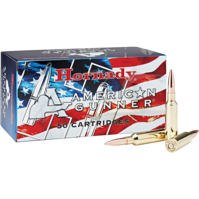 Патрон Hornady American Gunner кал. 6.5 Creedmoor куля BTHP маса 140 гр (9.1 г)