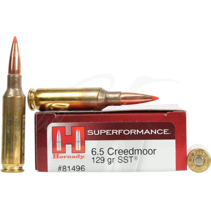 Патрон Hornady Superformance кал. 6.5 Creedmoor куля SST маса 129 гр (8.4 г)