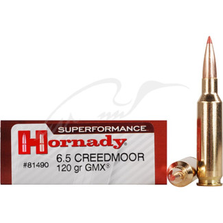 Патрон Hornady Superformance кал. 6.5 Creedmoor куля GMX маса 120 гр (7.8 г)