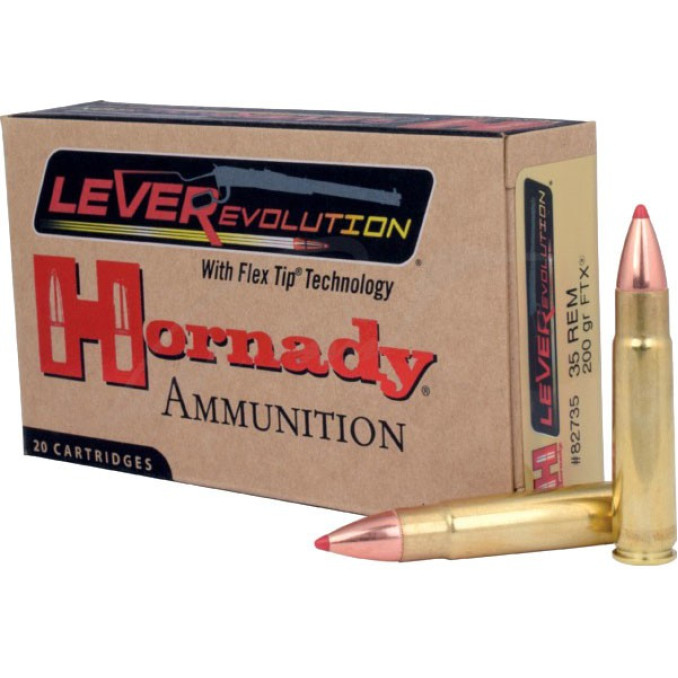 Патрон Hornady LEVERevolution кал .35 Rem куля FTX маса 200 гр (13 г)