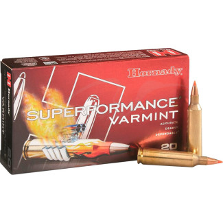 Патрон Hornady Superformance кал .22-250 Rem куля V-Max маса 50 гр (3.2 г)
