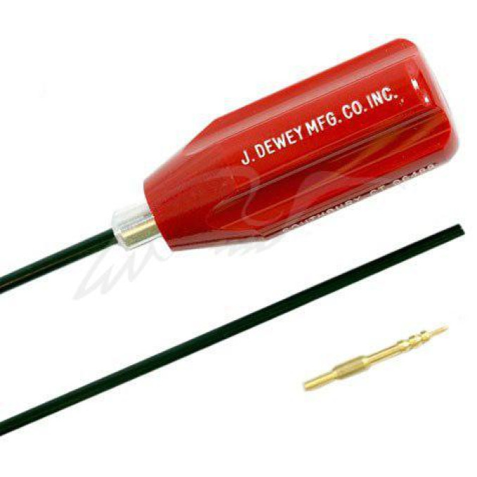 Шомпол Dewey кал. 17 HMR. Длина - 91,5 см. Резьба - 5/40 F. Сталь в оплетке