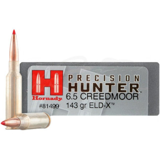 Патрон Hornady Precision Hunter кал. 6.5 куля ELD-X маса 143 гр (9.3 г)