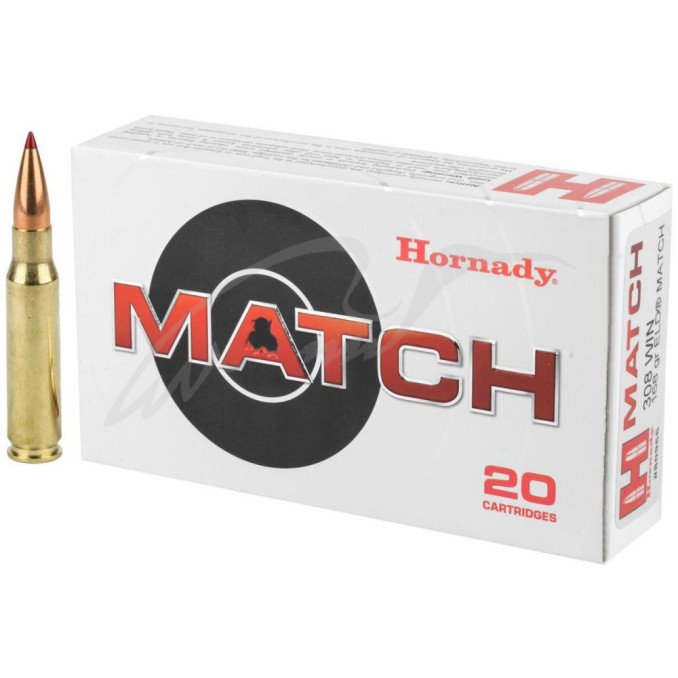 Патрон Hornady кал .308 Win куля ELD Match маса 168 гр (10.9 г)