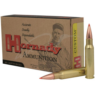 Патрон Hornady Custom кал .243 Win куля V-Max маса 87 гр (5.6 г)