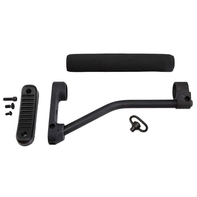 Приклад DoubleStar ARFX Skeleton BLACK на трубу AR-15