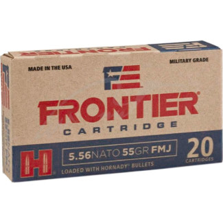 Патрон Hornady Frontier кал. 223 Rem куля FMJ маса 55 гр (3.56 г) 20 шт/уп