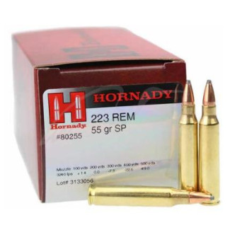Патрон Hornady кал .223 Rem куля SP маса 55 гран / 3,56 г