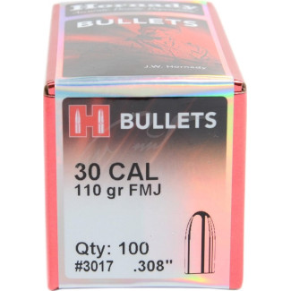 Куля Hornady FMJ кал .30 Маса 110 гр (7,12 г) 100 шт