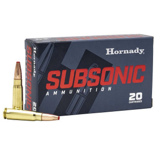 Патрон Hornady Subsonic кал. 7.62x39 пуля Sub-X масса 255 гр (16.52 г)