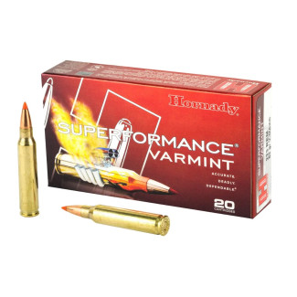Патрон Hornady Superformance Varmint кал. .223 Rem, пуля V-MAX 53 gr (3,44 г), 20 шт
