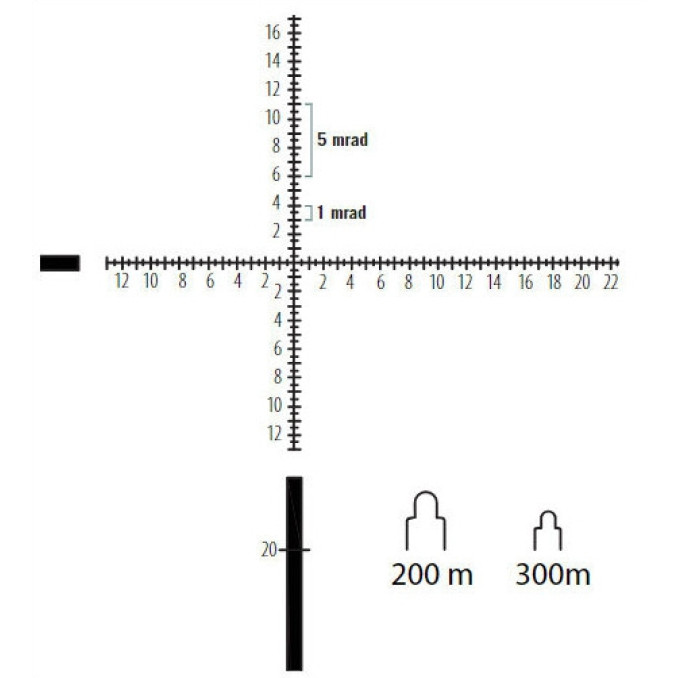 Монокуляр Vortex RECCE™ PRO HD 8х32 с дальномерной сеткой MRAD