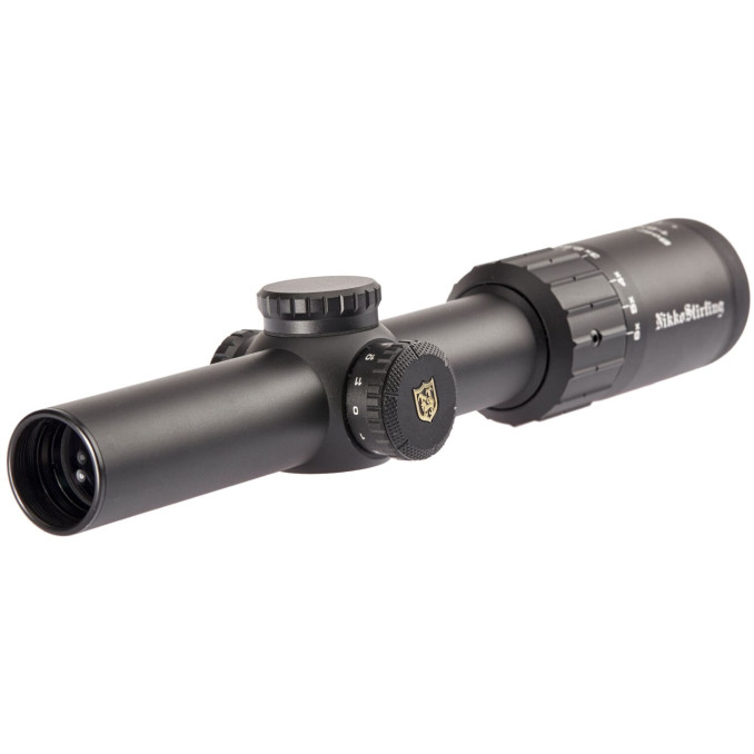 Приціл Nikko Stirling Boar Eater 1-6х24 з підсвічуванням. Сітка - 4 Dot