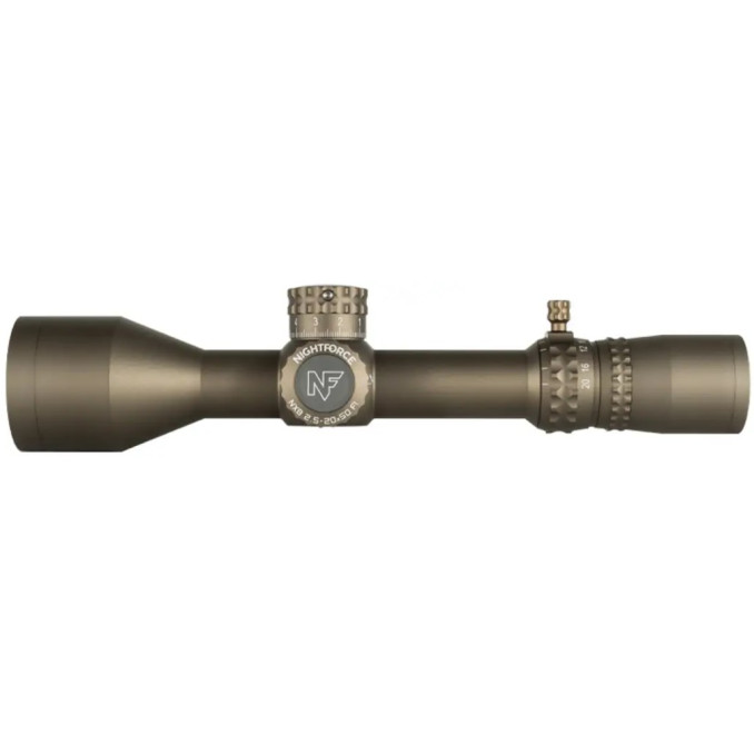Приціл Nightforce NX8 2.5-20x50 F1 ZeroS СW-ILL. Сітка TReMoR3 з підсвічуванням. Dark Earth