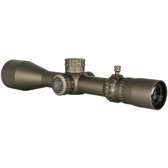 Приціл Nightforce NX8 4-32x50 F1 ZeroS. Сітка TReMoR3 з підсвічуванням. Dark Earth