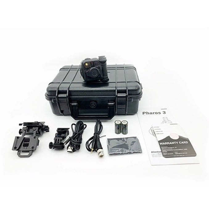 Тепловізор-монокуляр ConoTech Pharos 3 1-4x 384x288@12μm з кріпленням на шолом