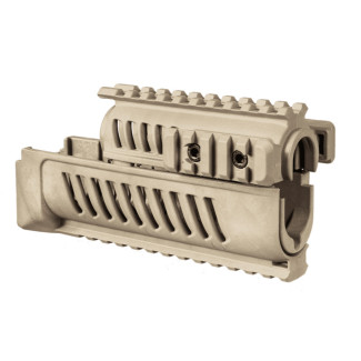 Цевье FAB Defense полимерное для Сайги. Цвет - песочный
