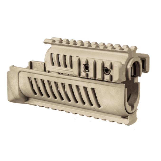 Цевье FAB Defense полимерное для Сайги. Цвет - песочный