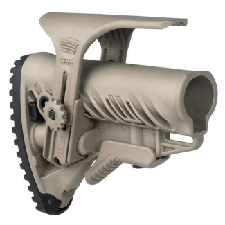 Приклад FAB Defense GLR-16 CP с регулируемой щекой для AR15/M16. Tan