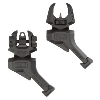 Цілик і мушка FAB Defense FBS OFFSET 45 градусів. Black