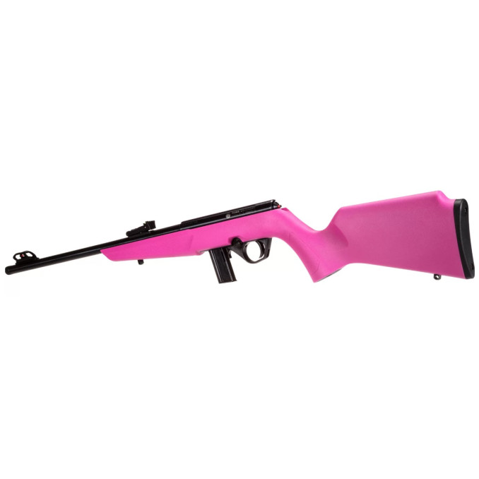 Карабін RB22 COMPACT 22LR 16.5" на 10 набоїв BK/PINK