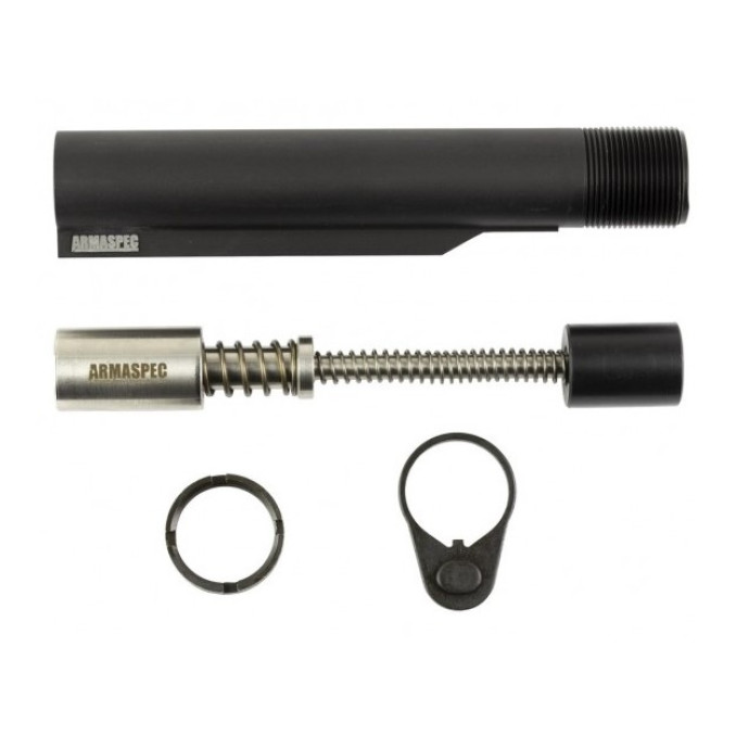 SRS™ буфер отдачи - AR15 GEN4 - H2, Буферная трубка, конечная пластина, корончатая гайка  